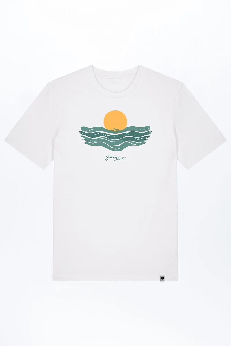 Sun And Waves T-Shirt für Männer